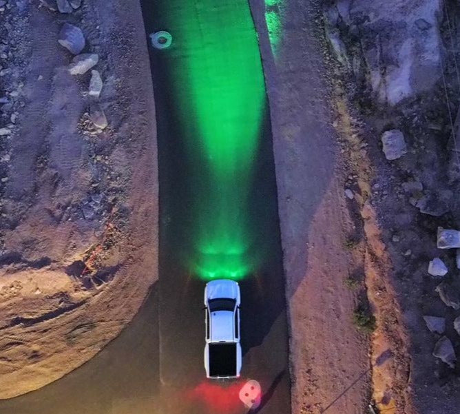 RP20 LED Pod Flood Green