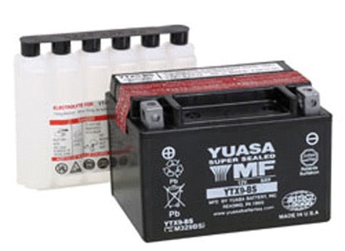 YUASA YTX9-BS MAINTENANCE FREE 12 VOLT BATTERY