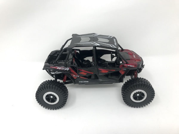 1/18 POLARIS RZR XP 4 TURBO ROCK CRAWLER (TITANIUM METALLIC)
