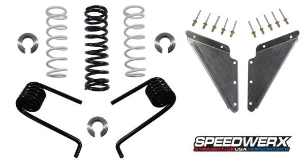 TEEN/ADULT SUSPENSION SPRING & RUNNING BOARD SUPPORT KIT // ARCTIC CAT ZR 200 / YAMAHA SNOSCOOT / SKI-DOO MXZ 200