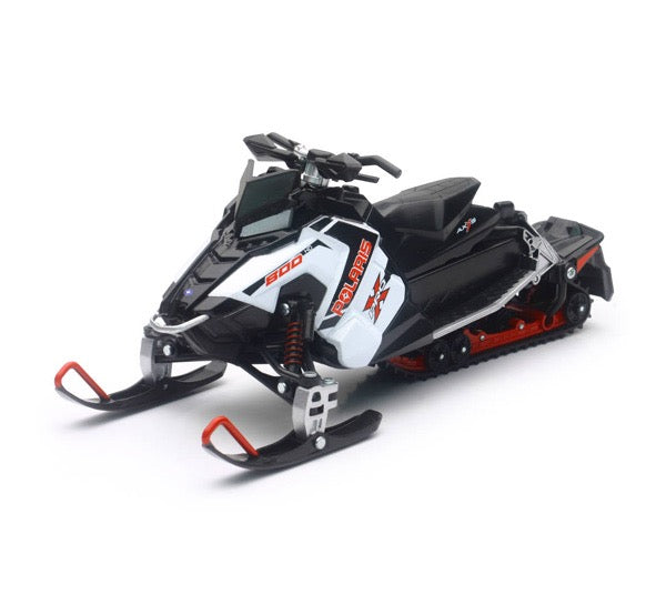 NEWRAY 1/16 POLARIS SWITCHBACK PRO-X 800 SNOWMOBILE (WHITE)