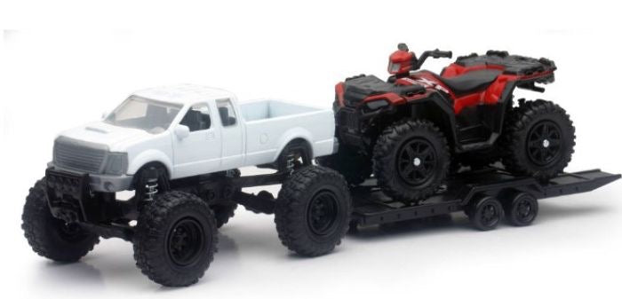 DIE CAST OFFROAD PICK UP W/ POLARIS SPORTSMAN XP1000