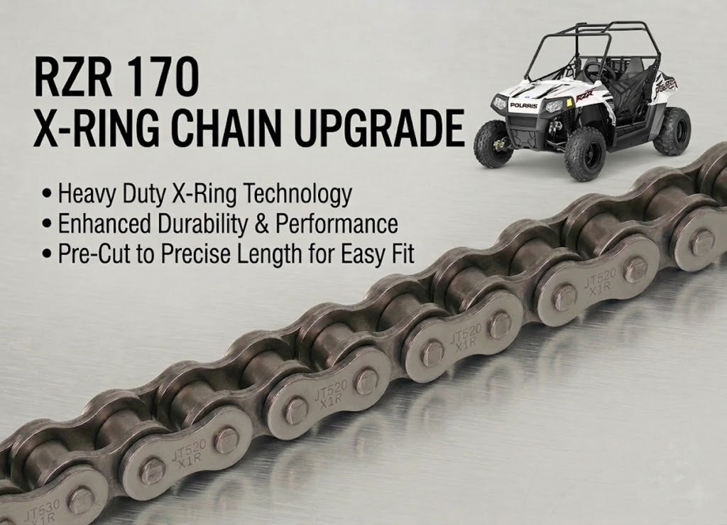 Polaris RZR 170 Chain Upgrade - Heavy Duty X-Ring Chain