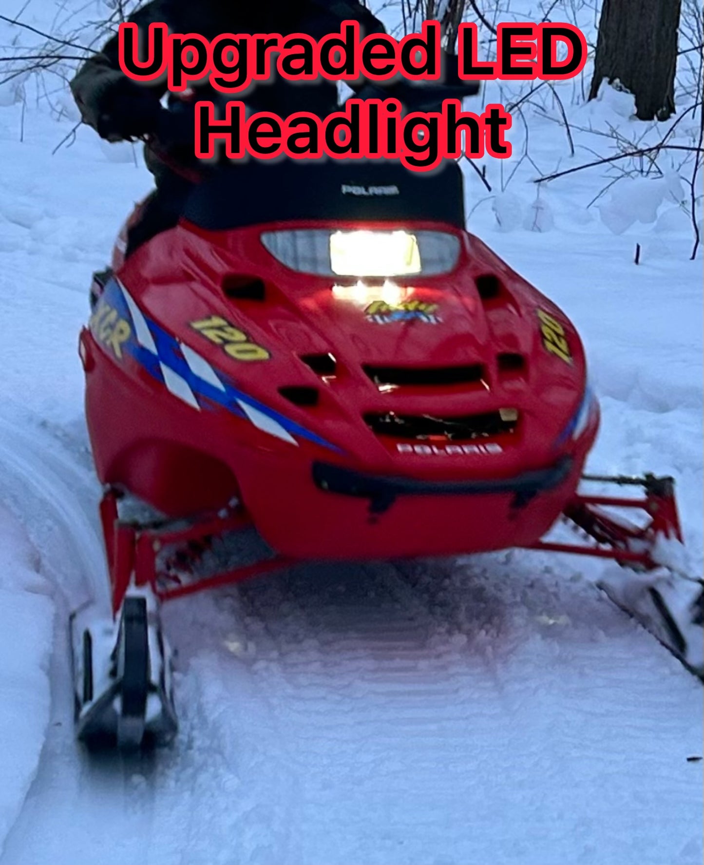 Polaris 120 Snowmobile LED Headlight
