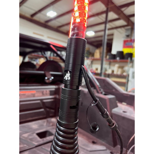 4' LED Whip Elite HD II Single Whip Magnetic Mount