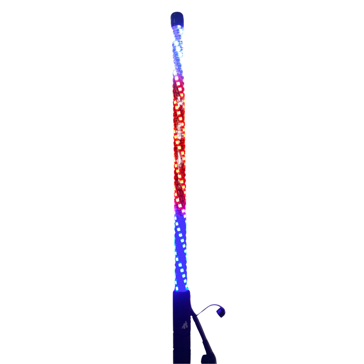2' LED Whip Elite HD II Single Whip Pressure Release Mount
