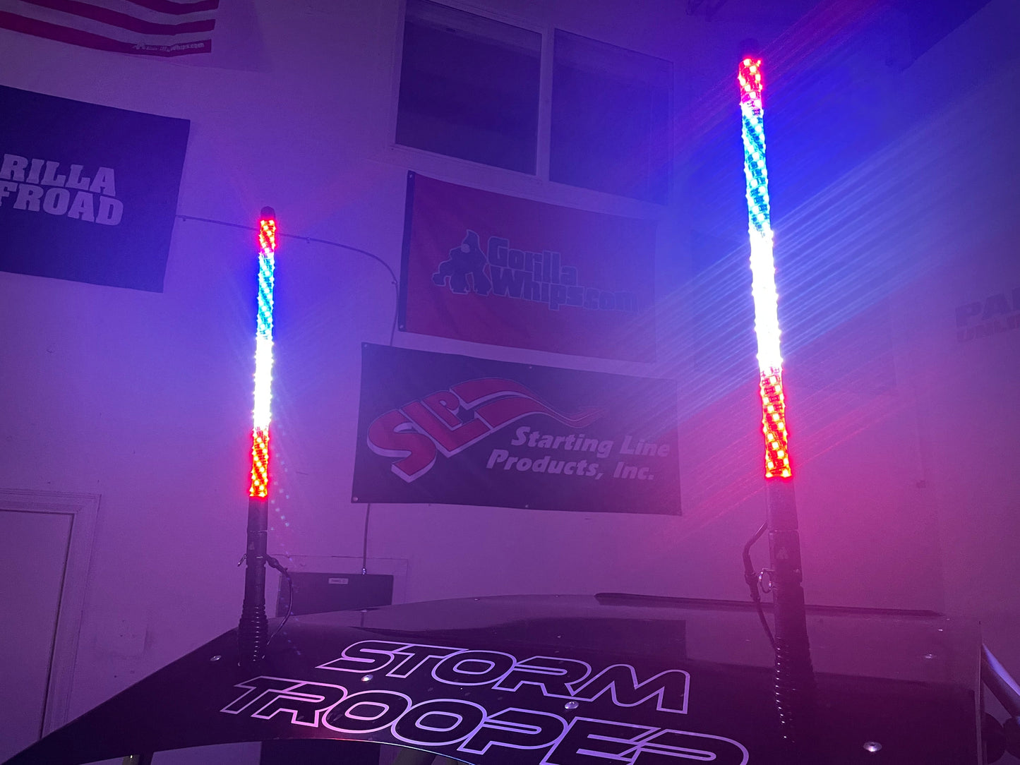 2' LED Whip Elite HD II Single Whip Pressure Release Mount
