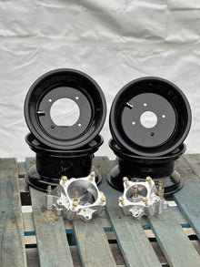 ARMAT BY ALBA RACING RZR 200 SPUN ALUMINUM 10X5 WHEELS + 2" BILLET SPACERS