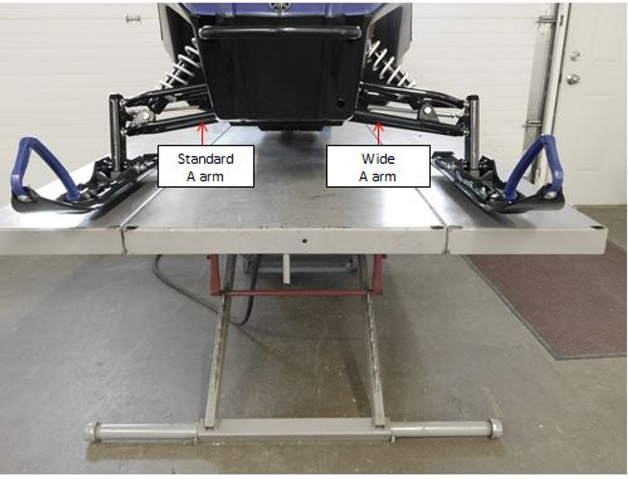 Adjustable Wide A Arm Front End Kits for 2018 & NEWER 120 & 200 Yamaha, Arctic Cat and Skidoo MXZ