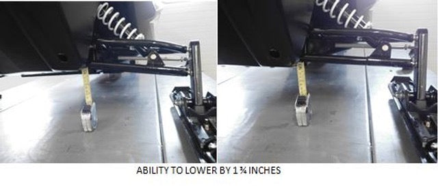 Adjustable Wide A Arm Front End Kits for 2018 & NEWER 120 & 200 Yamaha, Arctic Cat and Skidoo MXZ