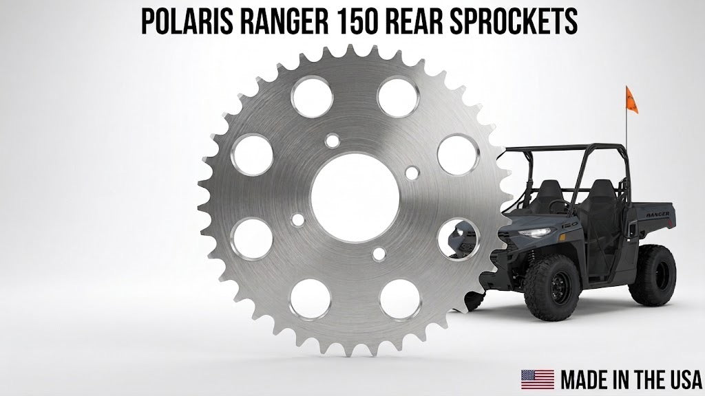 Polaris Ranger 150 Rear Sprocket Upgrade (Solid & Split Options)