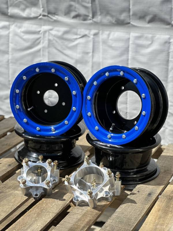 ARMAT BY ALBA RACING RZR 200 BEADLOCK ALUMINUM 10X5 WHEELS + 2" BILLET SPACERS
