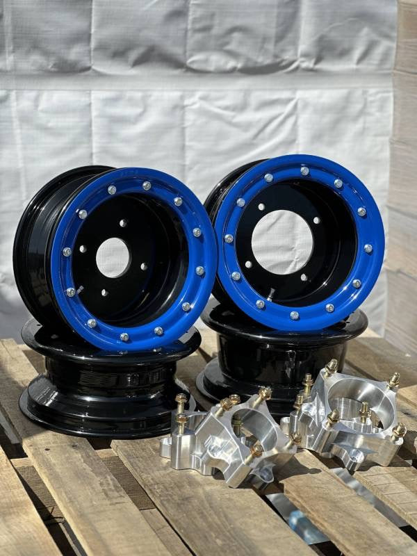 ARMAT BY ALBA RACING RZR 200 BEADLOCK ALUMINUM 10X5 WHEELS + 2" BILLET SPACERS