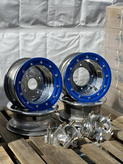 ARMAT BY ALBA RACING RZR 200 BEADLOCK ALUMINUM 10X5 WHEELS + 2" BILLET SPACERS