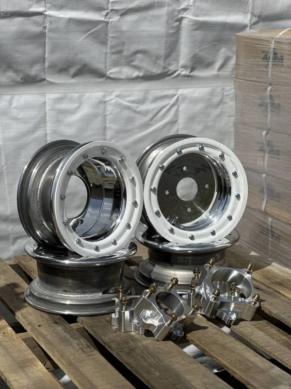 ARMAT BY ALBA RACING RZR 200 BEADLOCK ALUMINUM 10X5 WHEELS + 2" BILLET SPACERS
