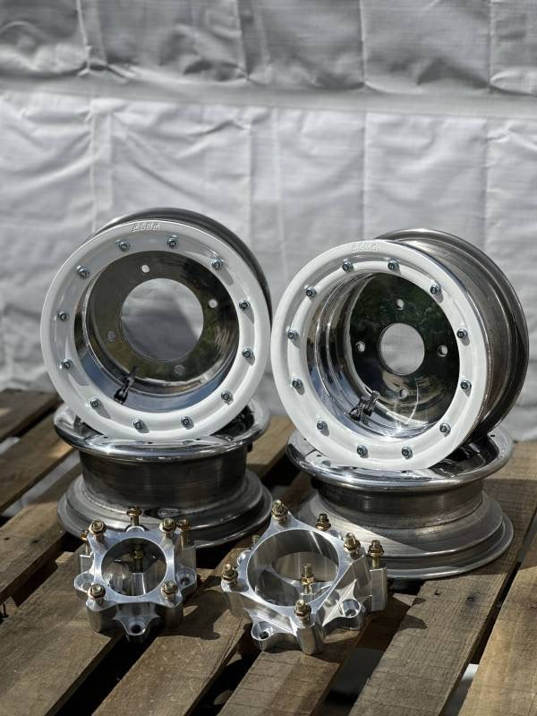 ARMAT BY ALBA RACING RZR 200 BEADLOCK ALUMINUM 10X5 WHEELS + 2" BILLET SPACERS
