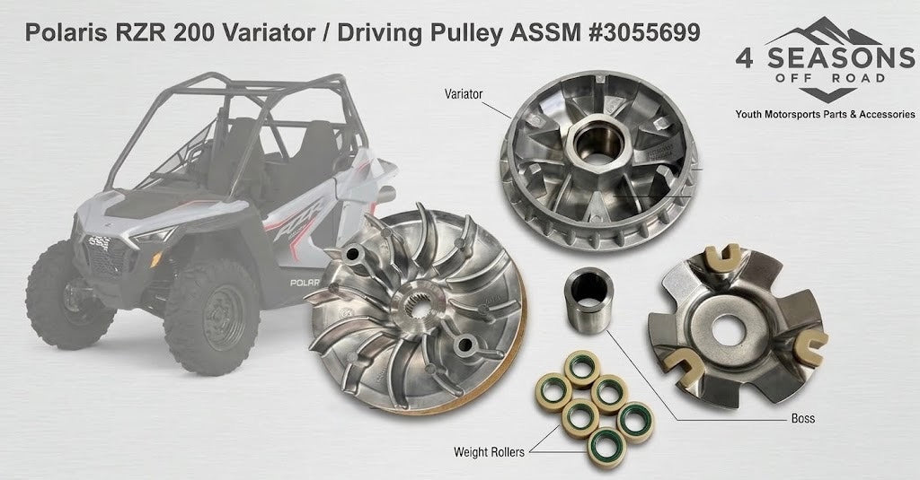 Polaris RZR 200 Variator "Driving Pulley ASSM  #3055699"