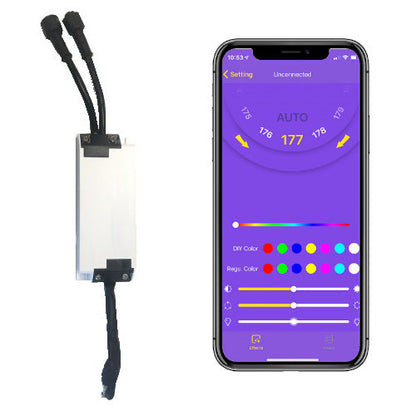 4' LED Whip Elite HD II Single Whip Magnetic Mount