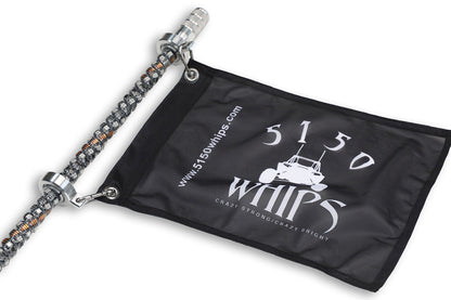 187 Platinum LED Whips – Pair