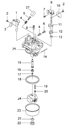 POLARIS 120 CARBURETOR BOWL GASKET 3086667