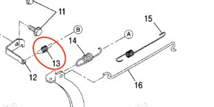 Polaris 120 Return Spring - 3086956