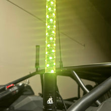 4' LED Whip Xtreme Pro Single Whip - RGB Twisted Poly Tube Encased