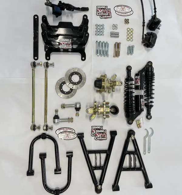CAN-AM RENEGADE 110/70 DUAL A-ARM CONVERSION KIT W/DISC BRAKE CONVERSION (INCLUDES FULL SUSPENSION)