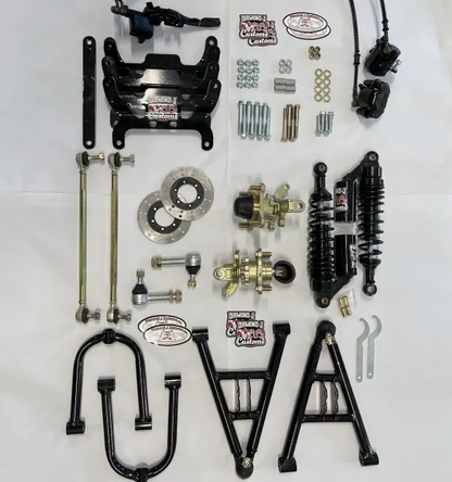 POLARIS OUTLAW 90/110 DUAL A-ARM CONVERSION KIT W/DISC BRAKE CONVERSION (INCLUDES FULL SUSPENSION)