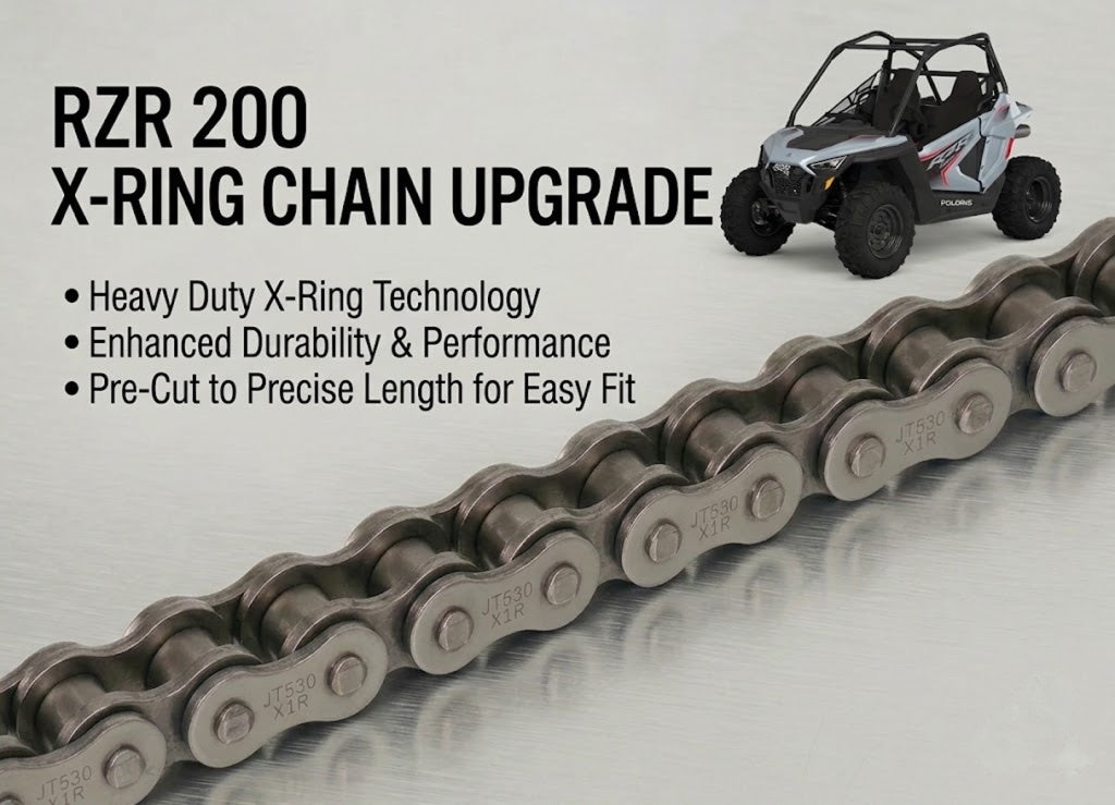 Polaris RZR 200 Chain Upgrade - Heavy Duty X-Ring Chain