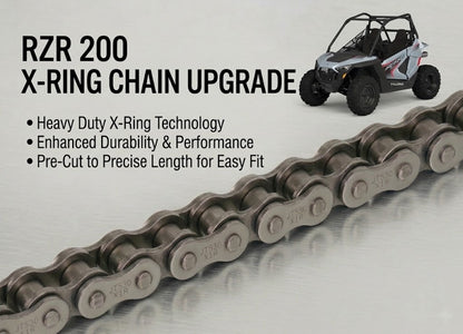 Polaris RZR 200 Chain Upgrade - Heavy Duty X-Ring Chain